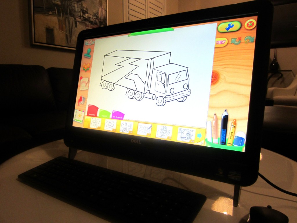 Kiddies LOVE the Dell Inspiron One 2320 All-In-One