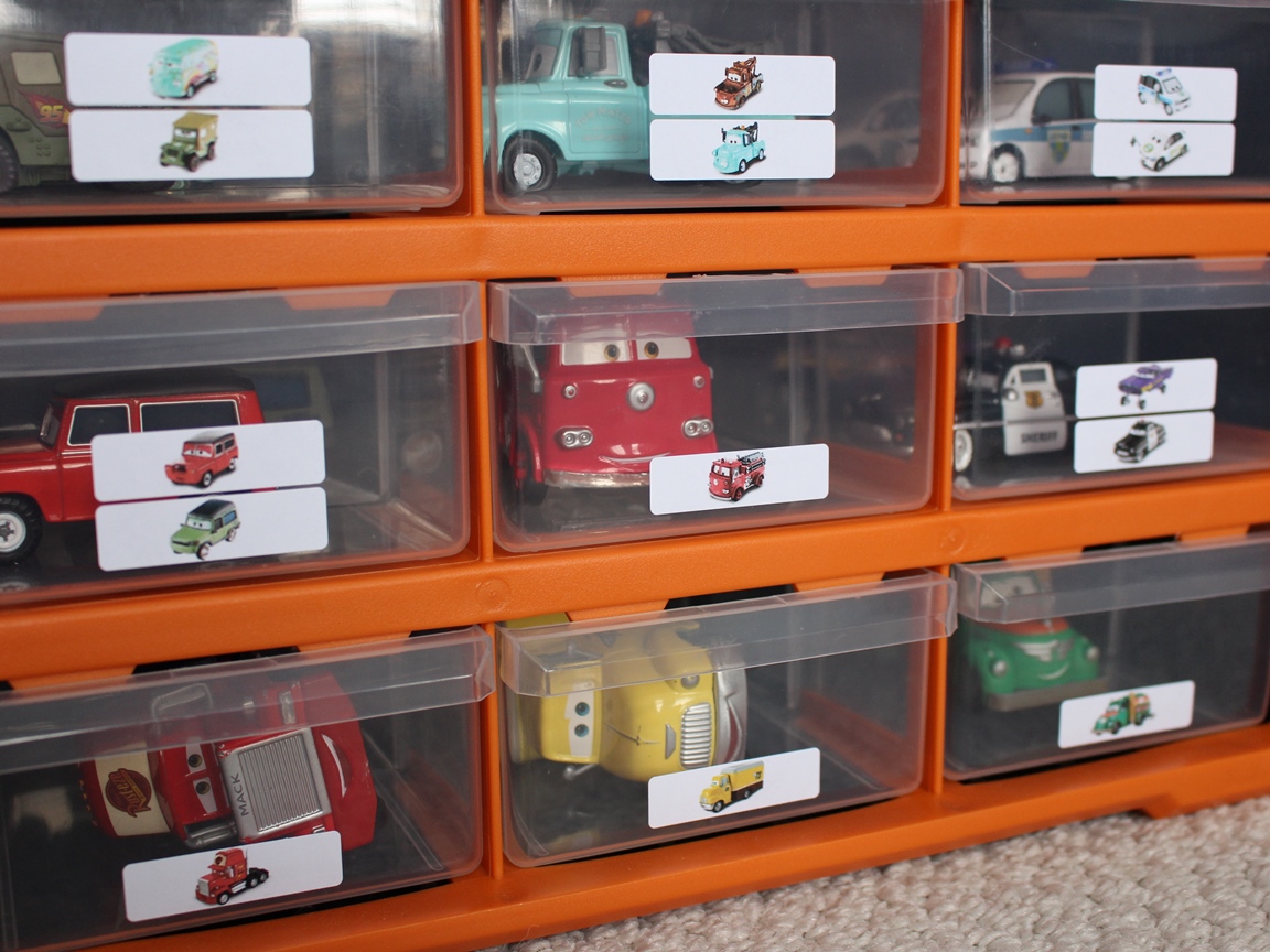 storage case for disney cars