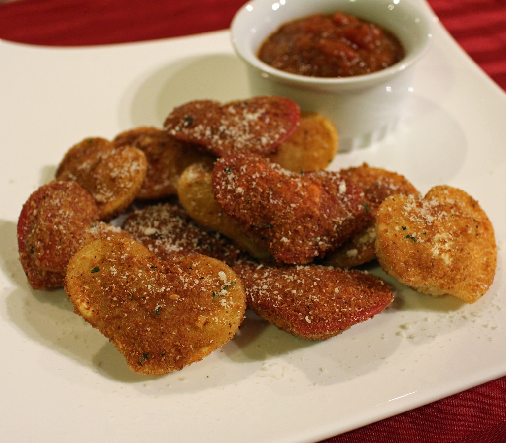 Recipes for Romance: Fried Ravioli Hearts - Listen to Lena