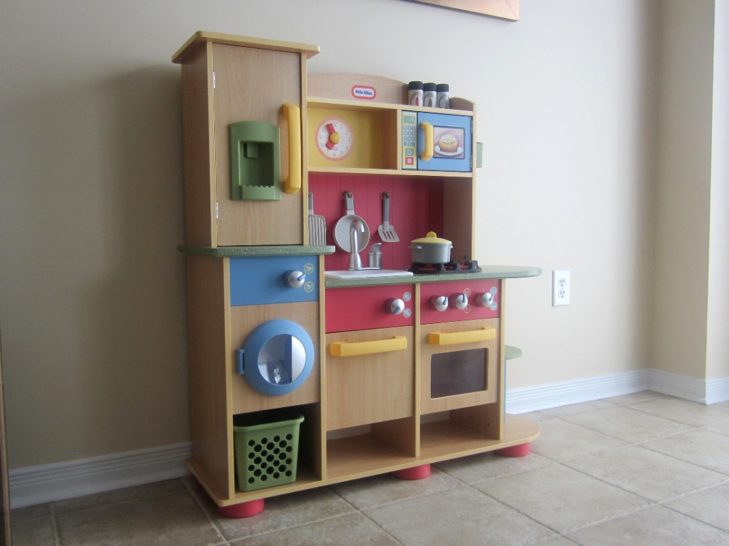 little tikes kitchen makeover